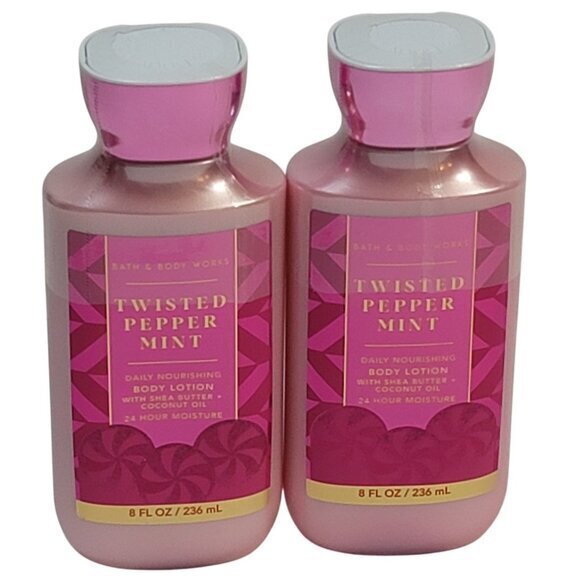 Bath & Body Works Twisted Peppermint Lotion - Picture 1 of 7